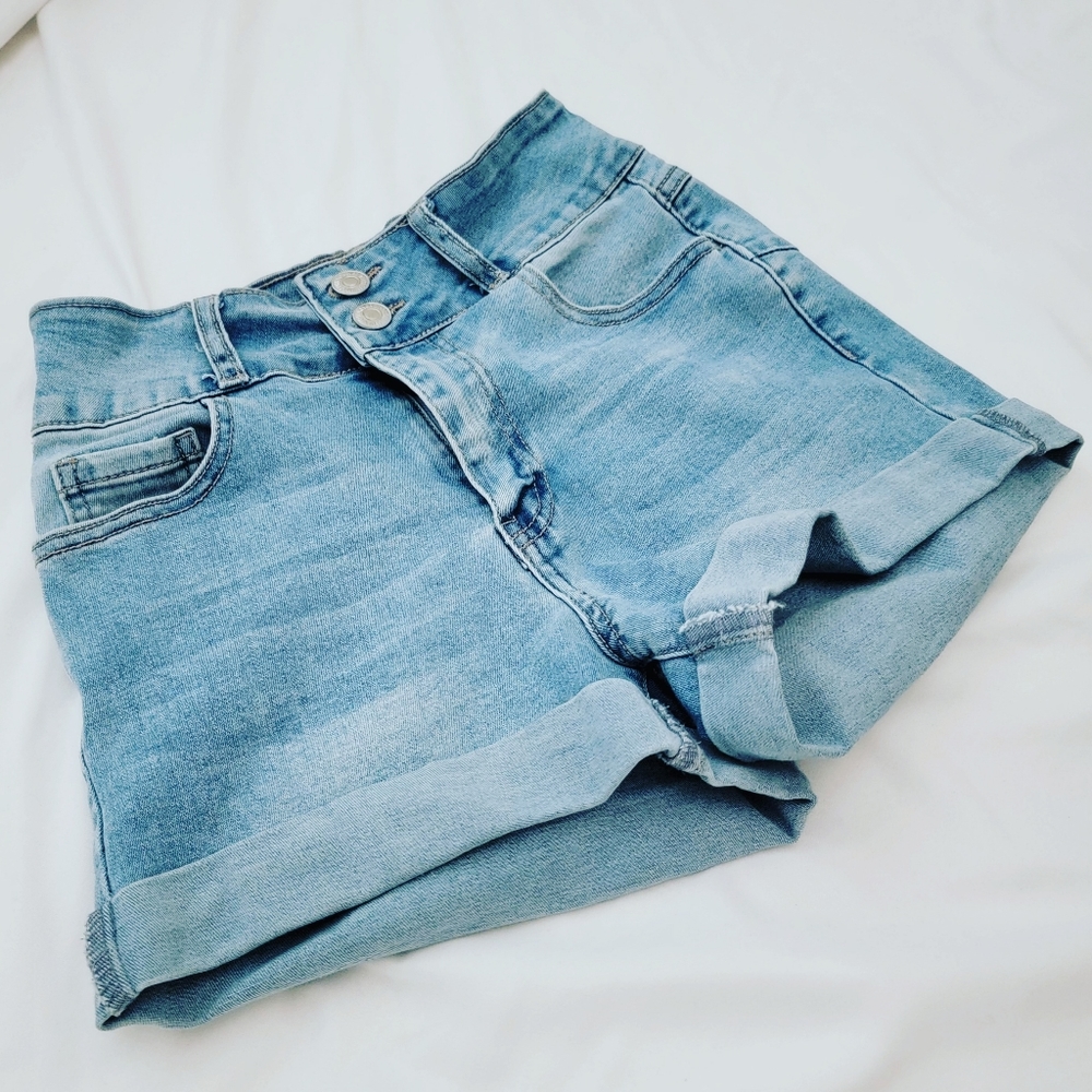 HighWaist Jean Shorts